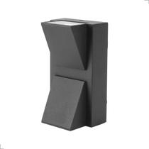 Arandela Duo Externa Efeito 2 Fachos Duplo Led 12W 3000K Arandela Duo Externa Efeito 2 Fachos Duplo Led 12W 3000K