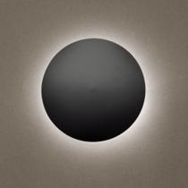 Arandela Eclipse Led 18w Branco Quente 25cm Preta Madelustre Arandela Eclipse Led 18w Branco Quente 25cm Preta Madelustre