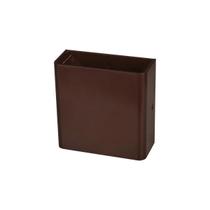 Arandela Elegance Due Café 3W Bivolt Luz Amarelo Quente