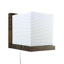 Arandela Escura Cubinho Azul Quarto Bebê Infantil Menino Arandela Escura Cubinho Azul Quarto Bebê Infantil Menino