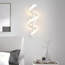Arandela Espiral Branca Moderno 15W Bivolt Arandela Espiral Branca Moderno 15W Bivolt