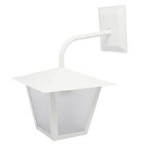 Arandela Externa Branca Quadrada Ideal Arandela Externa Branca Quadrada Ideal