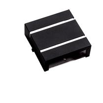 Arandela Externa De Parede 2 Focos E 2 Frisos Preta Ar1112 Arandela Externa De Parede 2 Focos E 2 Frisos Preta Ar1112