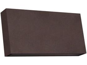 Arandela Externa de Parede Marrom LED 8W - Gaya Cube