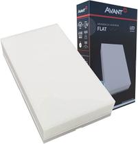 Arandela Externa Flat Hummer - Branca LED 12W - 6500K - Avant