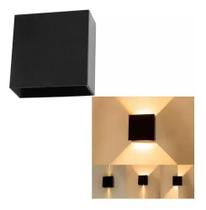 Arandela Externa Led Facho Duplo Ajustável 5w Ip66 Luz 3000k