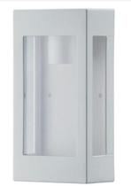 Arandela Externa Retro Retangular Branca Zan89 + Lâmpada 4W