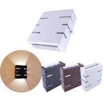 Arandela Externa Slim 2 Focos 6 Frisos Parede Muro Ar1116 Arandela Externa Slim 2 Focos 6 Frisos Parede Muro Ar1116