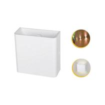 Arandela Externa Slim Dois Fachos Luminária Parede Led 3w