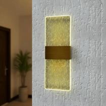 Arandela Fios Dourados, 6w, Luz 3 Cores Ajustável, Bivolt, LexLight Arandela Fios Dourados, 6w, Luz 3 Cores Ajustável, Bivolt, LexLight