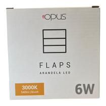 Arandela Flaps 6W Branco Bivolt 3000K - Opus - 87227