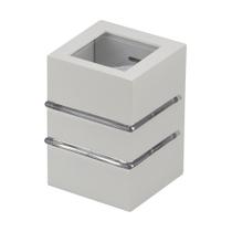 Arandela Flip 2 Aletas - Branco Fosco