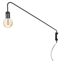 Arandela Fluxo 70 cm - PRETO E27 Arandela Fluxo 70 cm - PRETO E27