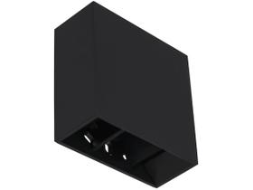 Arandela Focus Bivolt Preta 3000K 4 Watts 240 Lúmens - 9681 - GAYA