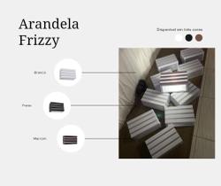 Arandela Frisada em Policarbonato Branca