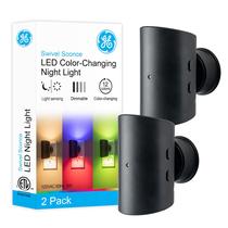 Arandela giratória direcional GE Night Light, pacote com 2 unidades