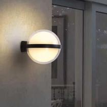 Arandela Globo 12w 3000k Preto Embu Led Arandela Globo 12w 3000k Preto Embu Led