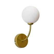 Arandela Grape Ouro Branco Globo Vidro + LED G9 BF ZR112 Starlux ST2628