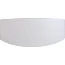 Arandela Hélios Oval Vidro Branco Para Led