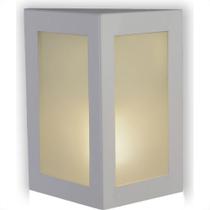 Arandela Ideal Aluminio Triangular Para 1E27 283 Branca 3461 Arandela Ideal Aluminio Triangular Para 1E27 283 Branca 3461