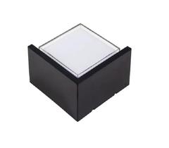 Arandela Iglu Preta Quadrada 13X13Cm 8W 3000K Ip65 Preta Arandela Iglu Preta Quadrada 13X13Cm 8W 3000K Ip65 Preta