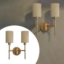 Arandela Interna Imperial Classica Com Cupula Bege