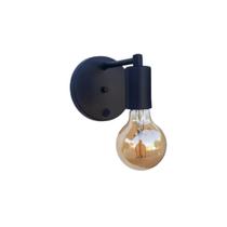 Arandela Interna Industrial Cabeceira Preto C/ Interruptor