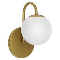 Arandela Jabuticaba De Parede Globo Leitoso De 12cm Mf194