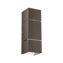 Arandela Katarina Em Alumínio 30X10X10cm Bivolt E27 Com Lâmpada Interna Externa Muro Parede - 116 Arandela Katarina Em Alumínio 30X10X10cm Bivolt E27 Com Lâmpada Interna Externa Muro Parede - 116