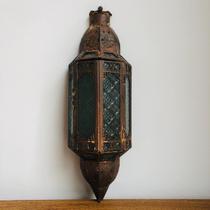 Arandela Lanterna Marroquina Indiana Rústica Envelhecida - EF