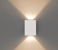 Arandela led 2x2w 3000k 2 fachos branco