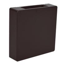 Arandela Led 3W 3.000K Clean Quadrado Marrom - Blumenau