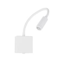 Arandela LED 3W Leitura Haste Flexível Branca Interruptor 3000K Bivolt Arandela LED 3W Leitura Haste Flexível Branca Interruptor 3000K Bivolt