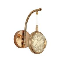 Arandela Led 7,0w 3000k 700lm Metal/Cristal Dourado Biv