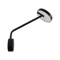 Arandela Led Aluminio Preto 12w 3000k Luna