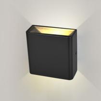 Arandela LED Basic Preta 3W 3000K Bivolt IP65 Externa Opus Arandela LED Basic Preta 3W 3000K Bivolt IP65 Externa Opus