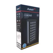 Arandela Led Cobogó Quadros - Preto Fosco - 3000K - AVANT - 12W