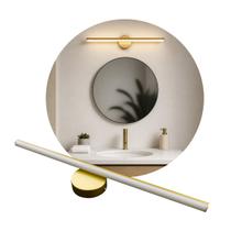 Arandela LED Dourada Hubble 12W Branco Quente IP44 OPUS 82338 Moderna Decorativa ST3300 Arandela LED Dourada Hubble 12W Branco Quente IP44 OPUS 82338 Moderna Decorativa ST3300