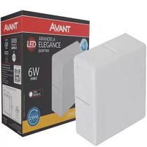 Arandela Led Elegance Quattro Branca 6w 3000k Ip65 Biv Avant