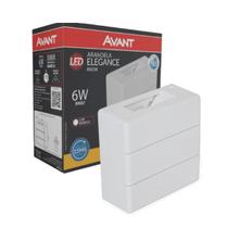 Arandela Led Elegance Rischi IP65 Branca 6w 3000K Biv- Avant