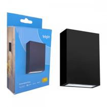 Arandela Led Elgin Sobrepor Duo Para Area Externa - 4W - 3000K - Preta Arandela Led Elgin Sobrepor Duo Para Area Externa - 4W - 3000K - Preta