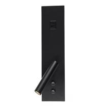 Arandela Led Enna C/Usb Interruptor 12w 3000k Pt Nordecor Arandela Led Enna C/Usb Interruptor 12w 3000k Pt Nordecor