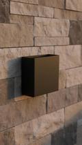 Arandela LED Externa Retangular 4W 3000K Preta Arandela LED Externa Retangular 4W 3000K Preta