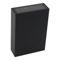 Arandela Led Fit Luz Branco Quente IP65 Preto Nordecor - MB ILUMINACAO