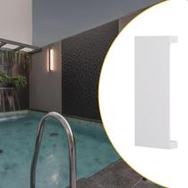 Arandela Led Luz Indireta 7w Luz Amarela 3000k Ip65 20cm AD-4072 Branca