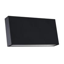 Arandela led mince 200mm 8w 3k preto germany 20473016