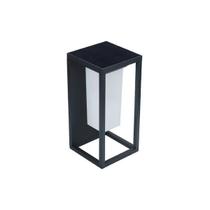 Arandela LED Solar Kohav 2W Preto com Sensor 3000K Quente IP65 Gaya