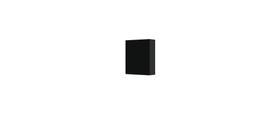 Arandela Led Wall Plus Preto 2 Facho Aberto Stella