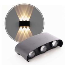 Arandela LED Yori 6W de Parede Externa Luz Quente 48 2705 Nordecor ST3127