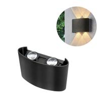 Arandela Lentille Double Sobrepor Led 4w Luz 3000k Bivolt - Lumanti Arandela Lentille Double Sobrepor Led 4w Luz 3000k Bivolt - Lumanti